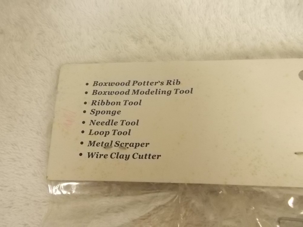 Jack Richeson Pottery Making Tool Kit Set New Unopened