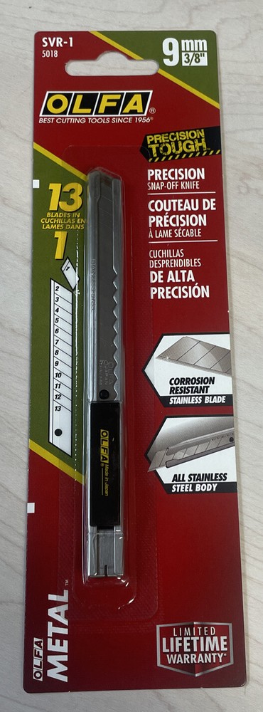 OLFA 5018 Utility Knife - Silver