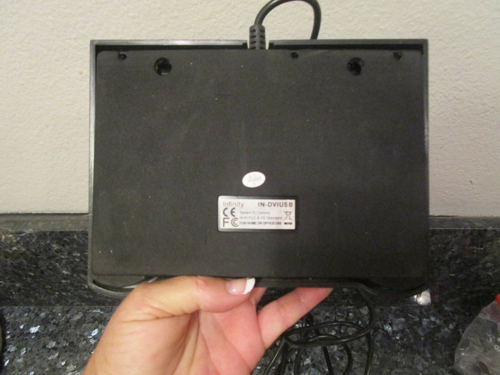 Infinity IN-DVIUSB USB Computer Transcription Foot Pedal