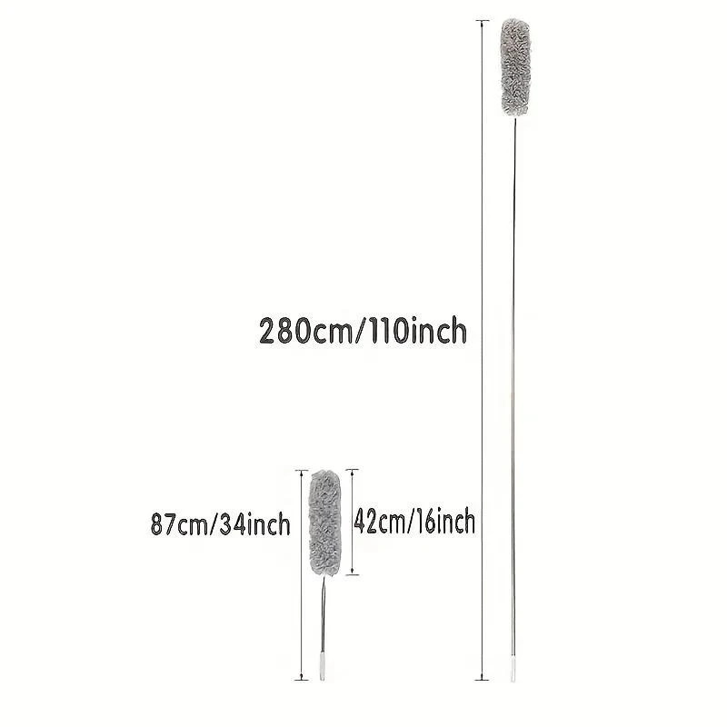 2.8m Extendable Feather Duster Ceiling Electrostatic Dust Cleaner