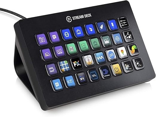 Elgato Stream Deck XL- Advanced Stream Control with 32 Customizable LCD Keys