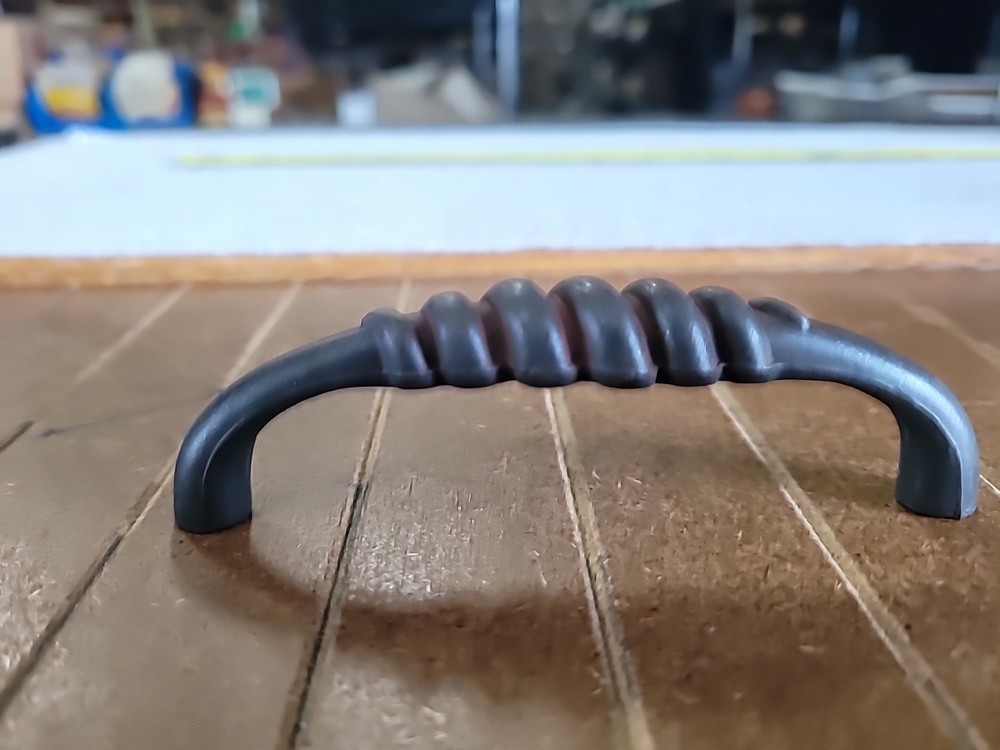 Hickory Hardware Manchester Rustic Iron 3 3/4" (96mm) Ctr Cabinet Pull P2023-RI