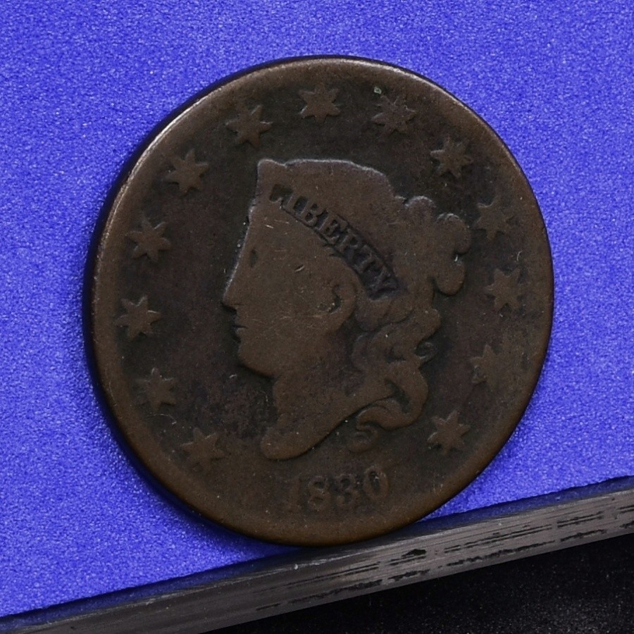 1830 Large Cent - Large Letters - Ch G (#58886-L)