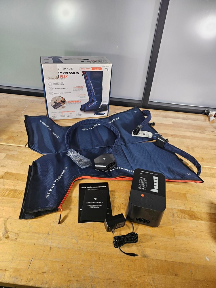 Small / Medium Sharper Image Powerboost Air Compression Boots Leg Massager Teens