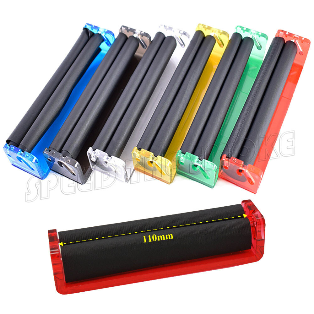 Plastic Rolling Papers Rolling Machine Cigarette Hand Roller Maker 110mm New