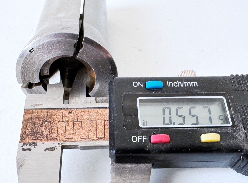 HARDINGE E2 5C Emergency Collet Internal & External Threads .800" Counter Bore