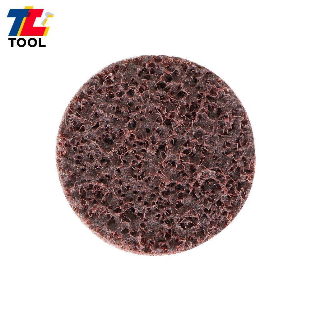 50Pcs 2" Surface Conditioning Discs Roll Lock Die Grinder Sanding Pads