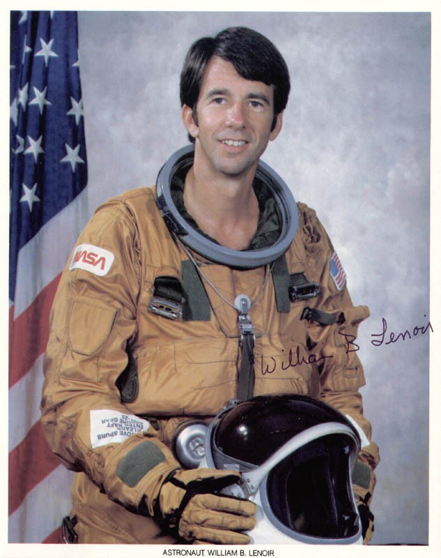WILLIAM B. LENOIR - AUTOGRAPHED SIGNED PHOTOGRAPH
