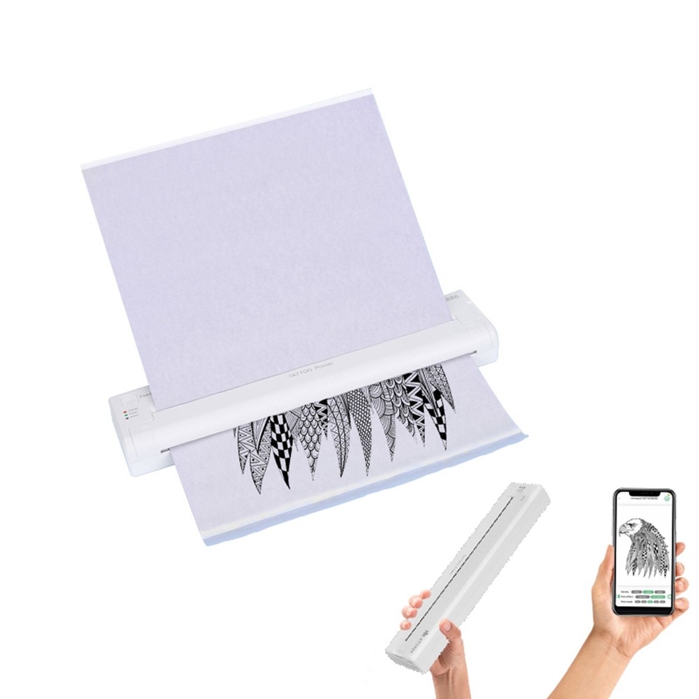 USB Tattoos Printer Thermal Tattoos Pattern Stencil Machine APP One-click SJOY