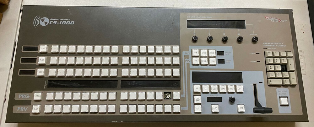 GlobalStreams GlobeCaster CS-1000 Digital AV Mixer Controller Board *Powers On*