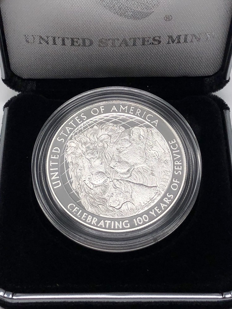 2017 Lions Club Centennial Proof Silver Dollar