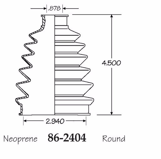 Front Inner & Outer CV Axle Boot Kit for Toyota Matrix 2003-2008 Empi Boots