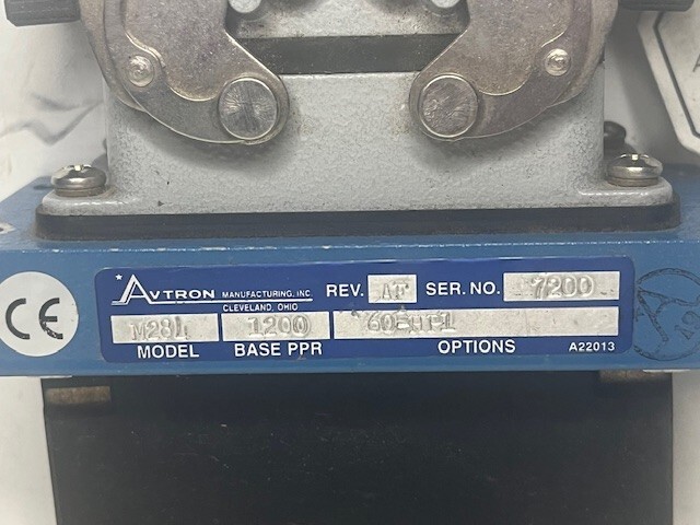 Avtron Model 284 Tachometer 1200 PPR Encoder Options 60-HP1