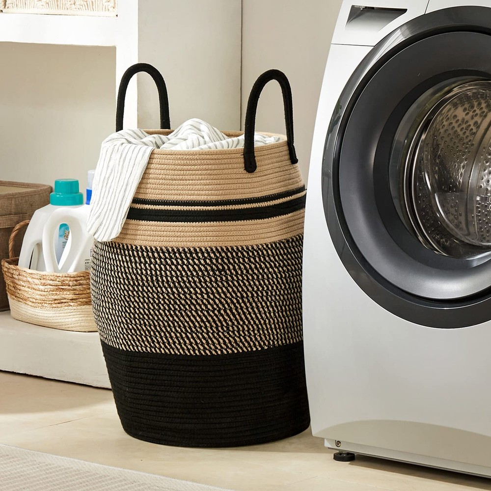 105l Extra Large Laundry Hamper Basket By Woven Tall Clothes Hamper For Storage