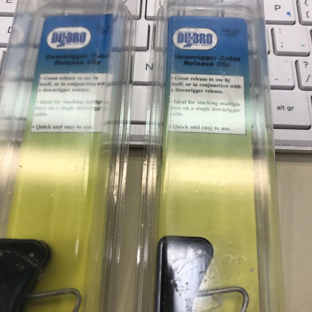 2 du-bro cat no.1051 downrigger cable release clip