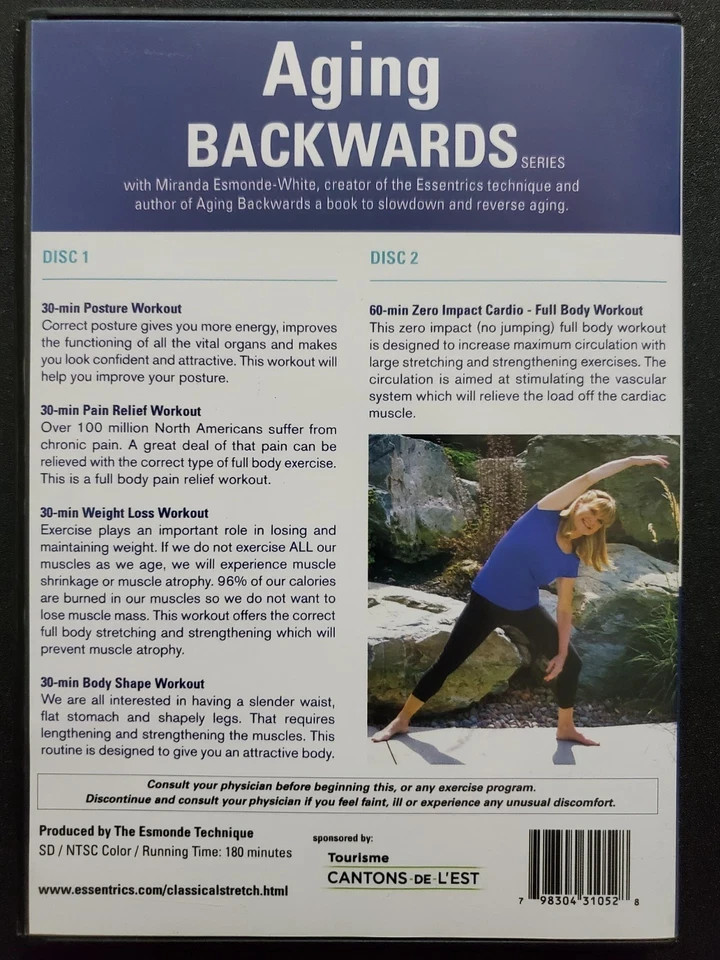 Classical Stretch by Essentrics - Aging Backwards (2-DVD Set) 5 Workouts