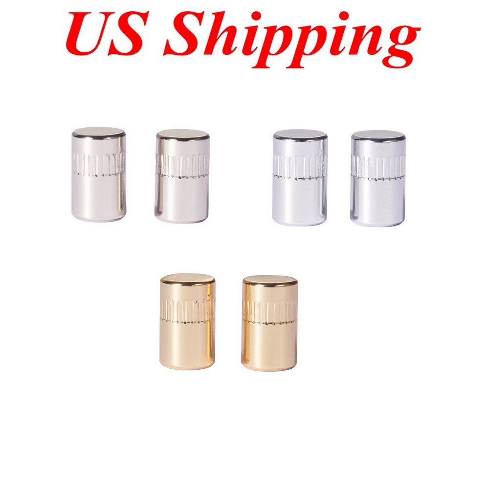 2-Pack Metric/USA Thread Gretsch Style Brass Toggle Switch Tip Switch Knob Cap