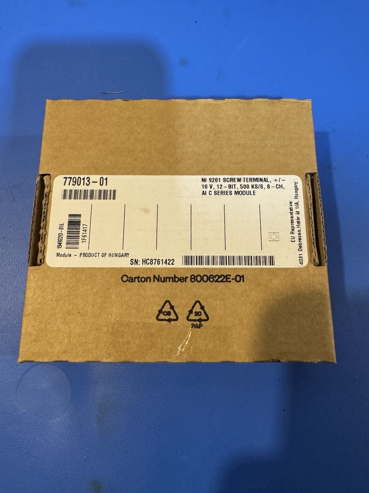 NI-9201 (779013-01) Voltage Input Module – National Instruments, New in Box