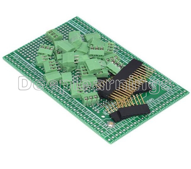 MEGA2560 Double PCB Prototype Screw Terminal Block Shield Board For Arduino