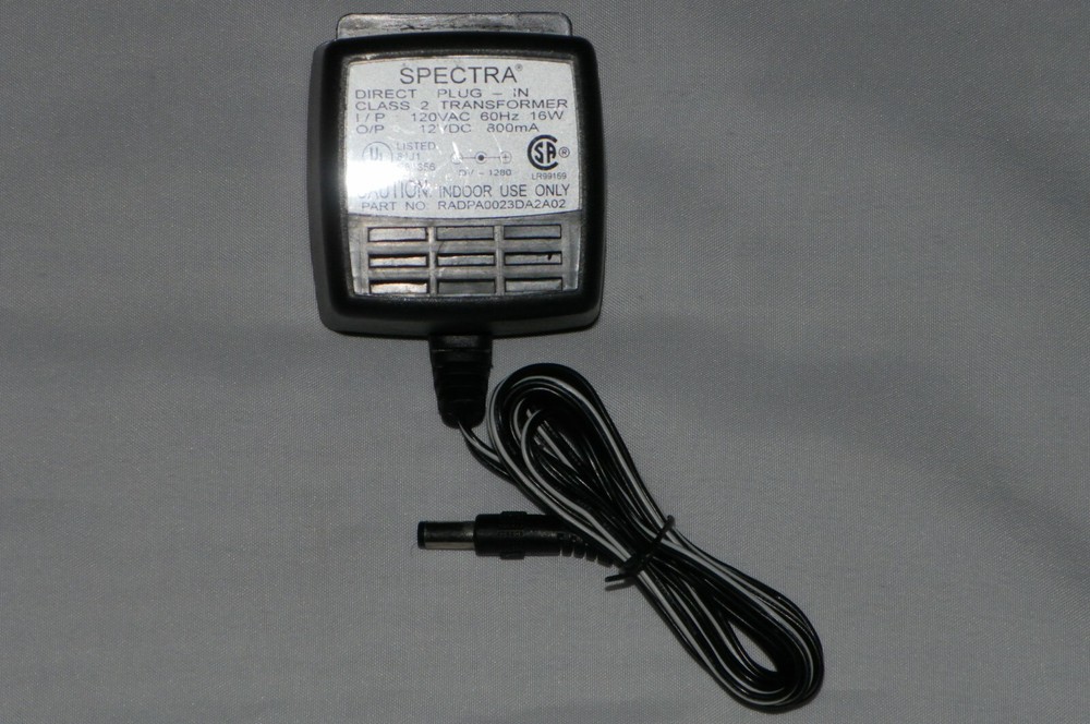 SPECTRA AC DC Adapter 2v DC 800mA