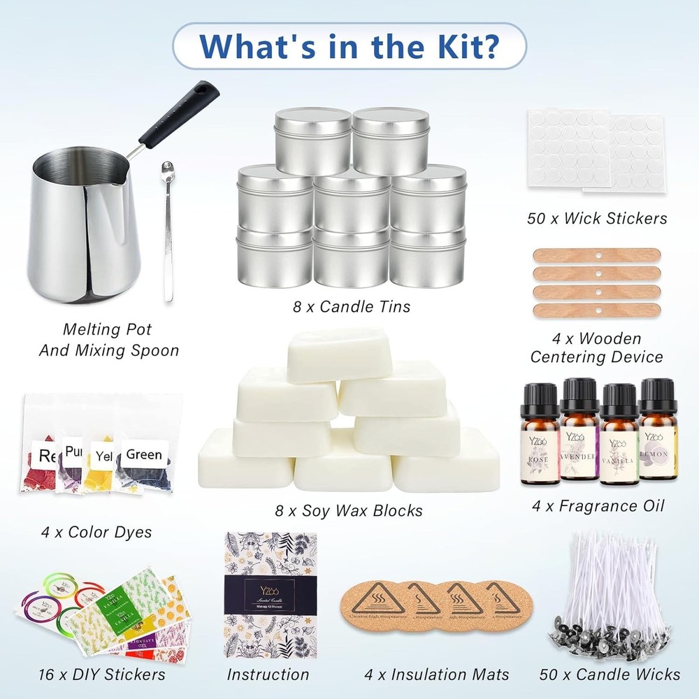 Creative Aromatherapy Candle Making Kit - Exquisite Gift for Any Occasion