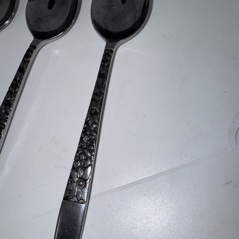 3 Vtg Hanford Forge SPRING LAKE Stainless Flatware TABLESPOONS Japan Replacement