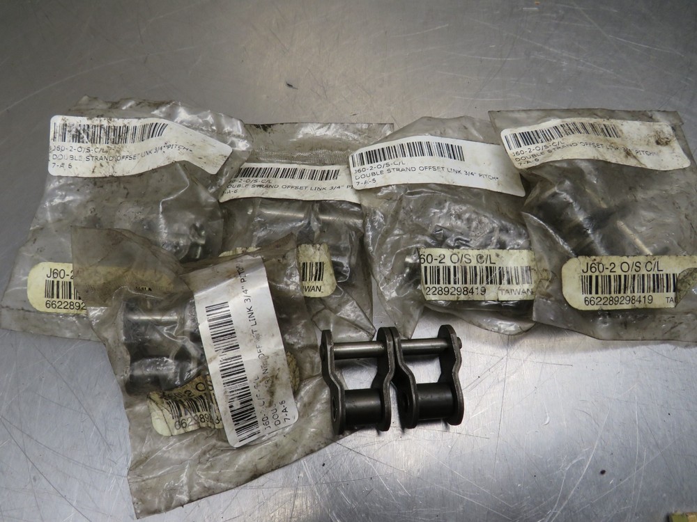 J60-2 Offset Link Cotter Type Lot of 6!