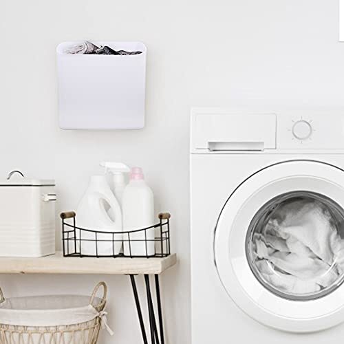 Magnetic Laundry Storage Large Lint Holder Bin Spacesaving Trash Container Hangi