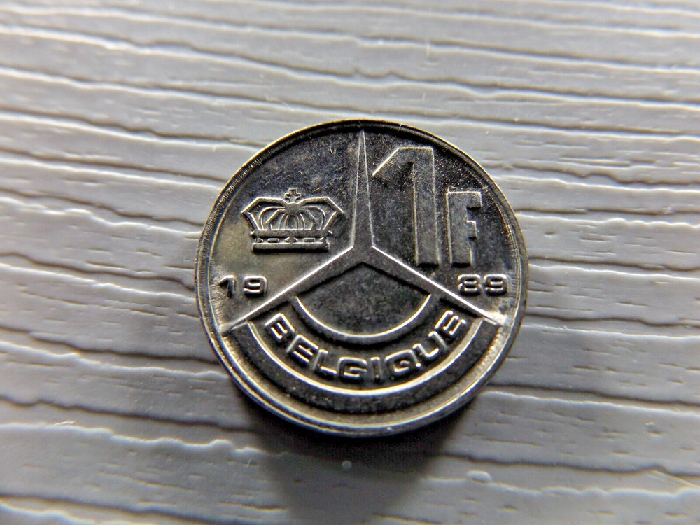 BELGIUM 1989 1 Franc
