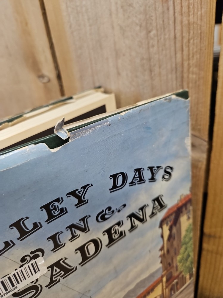 Trolley Days in Pasadena Charles Seims With Dustjacket