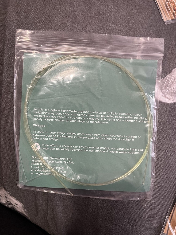 Bow Brand 5th Octave No. 29 E Lever Natural Gut String