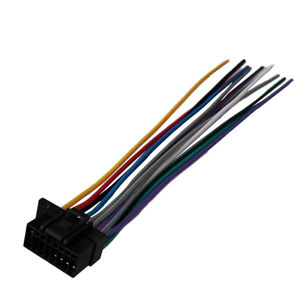 ABS Material 16Pin Wiring Harness Adapter Cable for SONY Radio CD Player