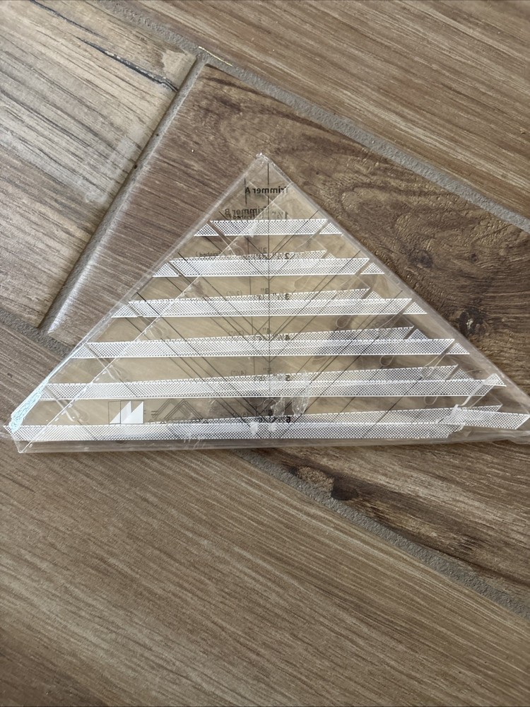 EZ Quilting Tri Tool Ruler - 2 Triangular Shaped Tools