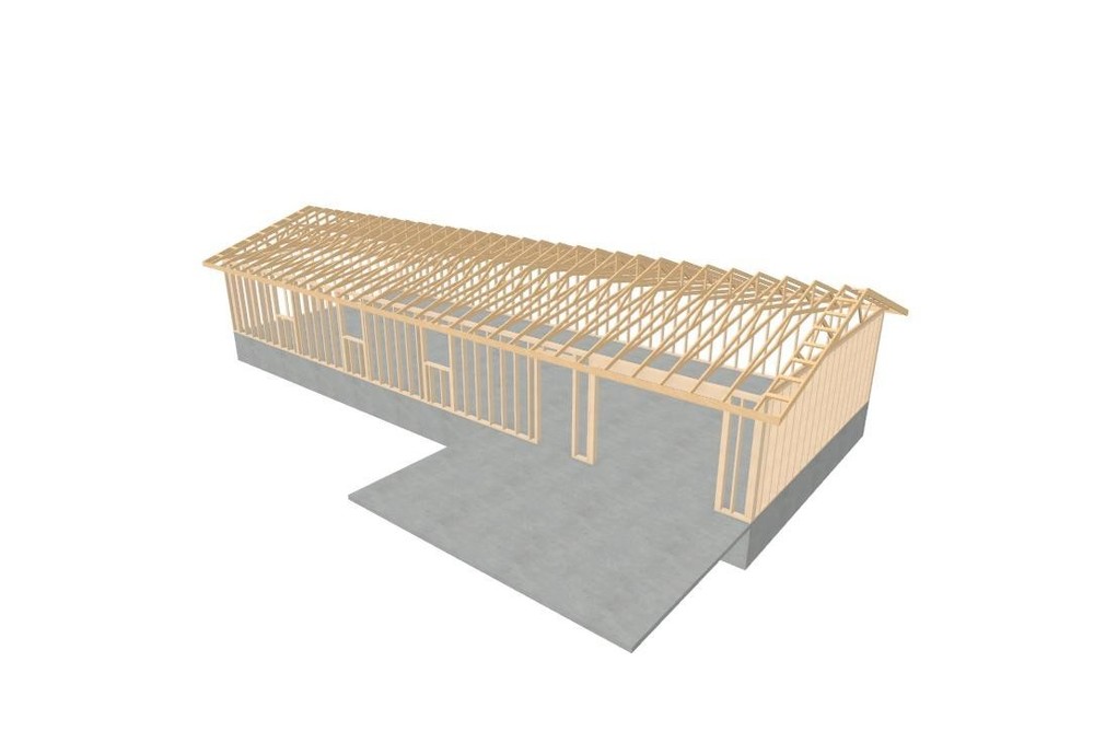 blueprin60’x24’ Garage Blueprints – Large Detached Garage Plans for Workshop