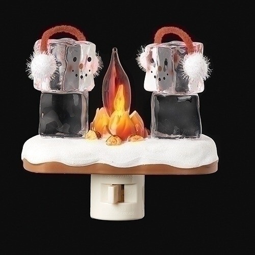 ICE CUBE CAMPFIRE NIGHT LIGHT New 160140