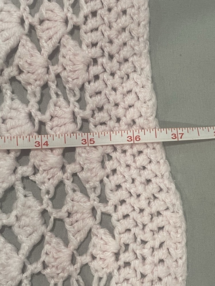 Baby Pink Crochet Blanket