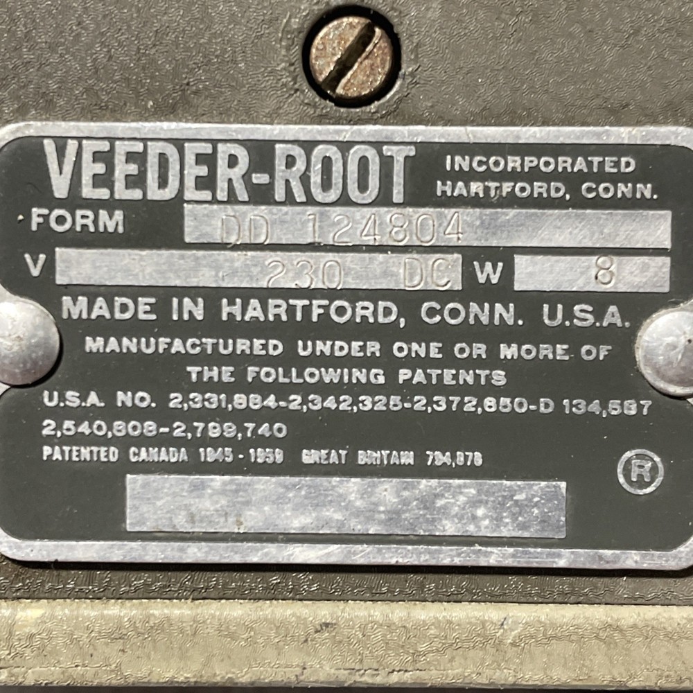 Pair Of 4 Digit Vedder Root Electro- Mechanical Counters Vintage