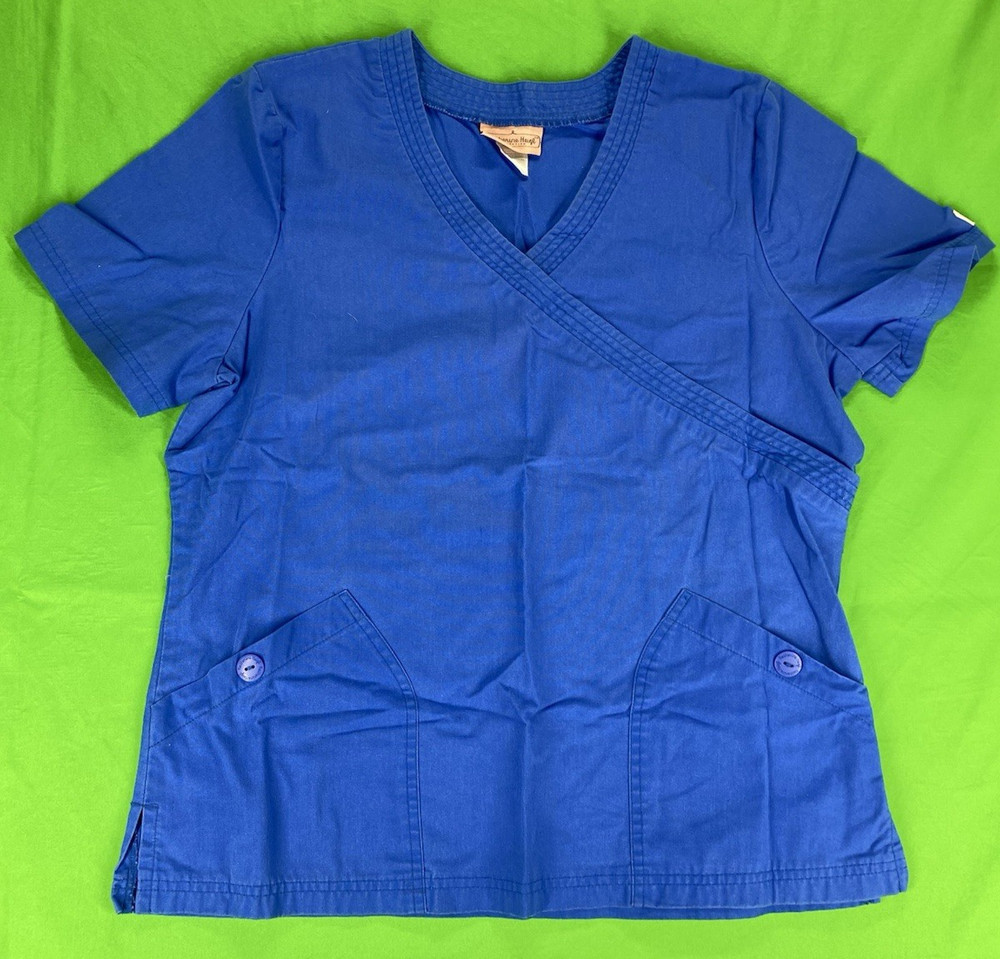 Medium Blue Katherine Heigl Scrub Shirt
