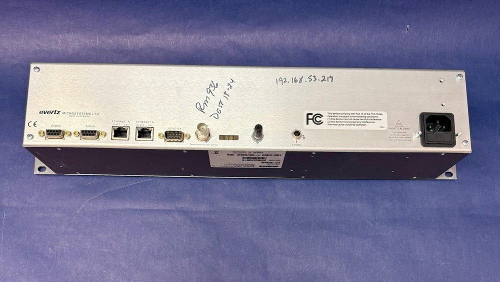 Evertz CP-3208E Eight Destination Remote Control Panel (up to 32 Sources)