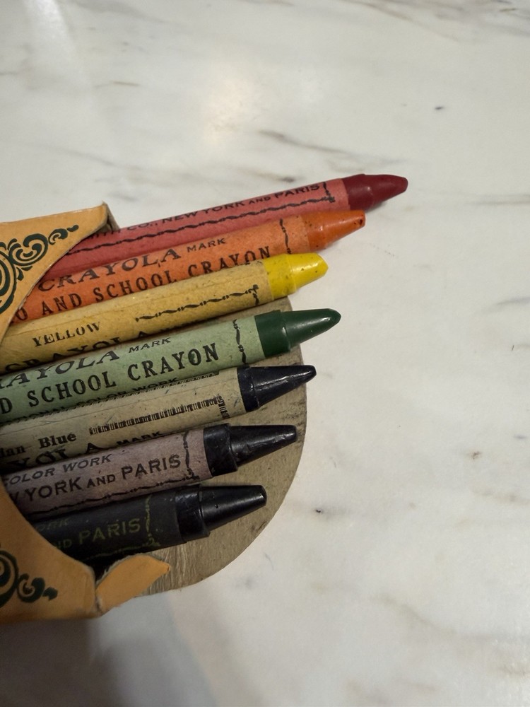 Antique Crayola Crayons