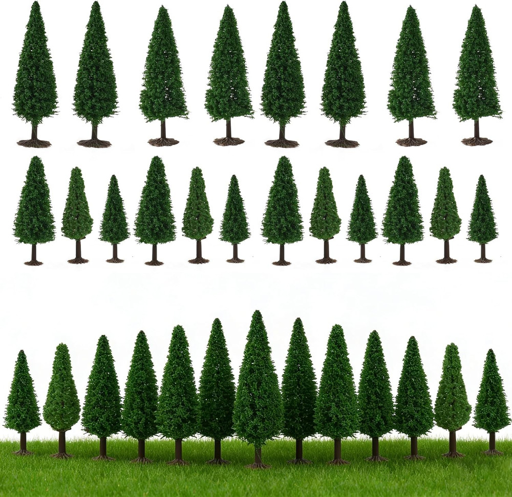 Mini Model Miniature Trees Mixed Train Scenery Architecture Trees Fake Trees for