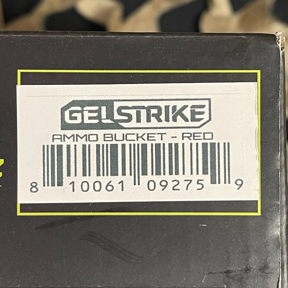 NEW GELSTRIKE Ammo Tub - Red