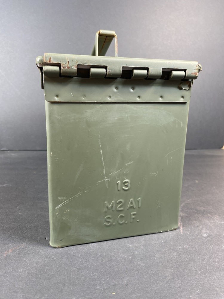 ARMY METAL AMMO BOX “empty”