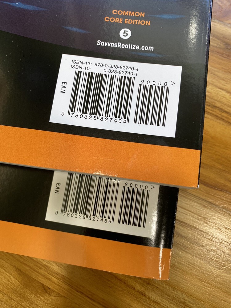 EnVision Math Grade 5 Workbooks & Manipulatives Vol 1 & 2 Common Core Student