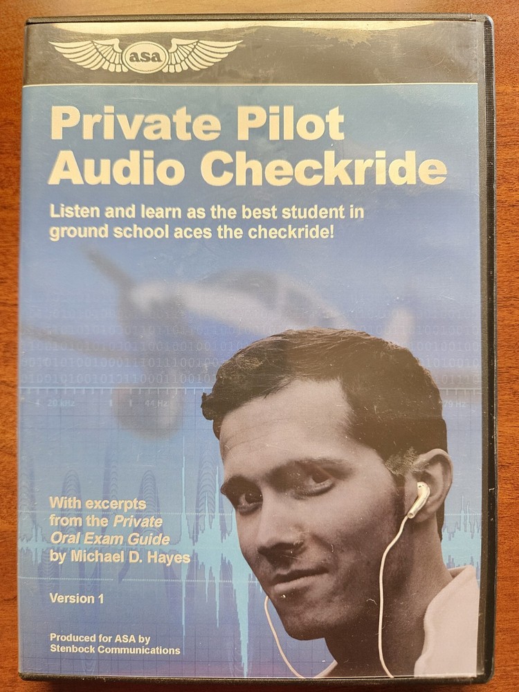 ASA Private Pilot Audio Checkride Audio CD - ASA-AUD-PVT