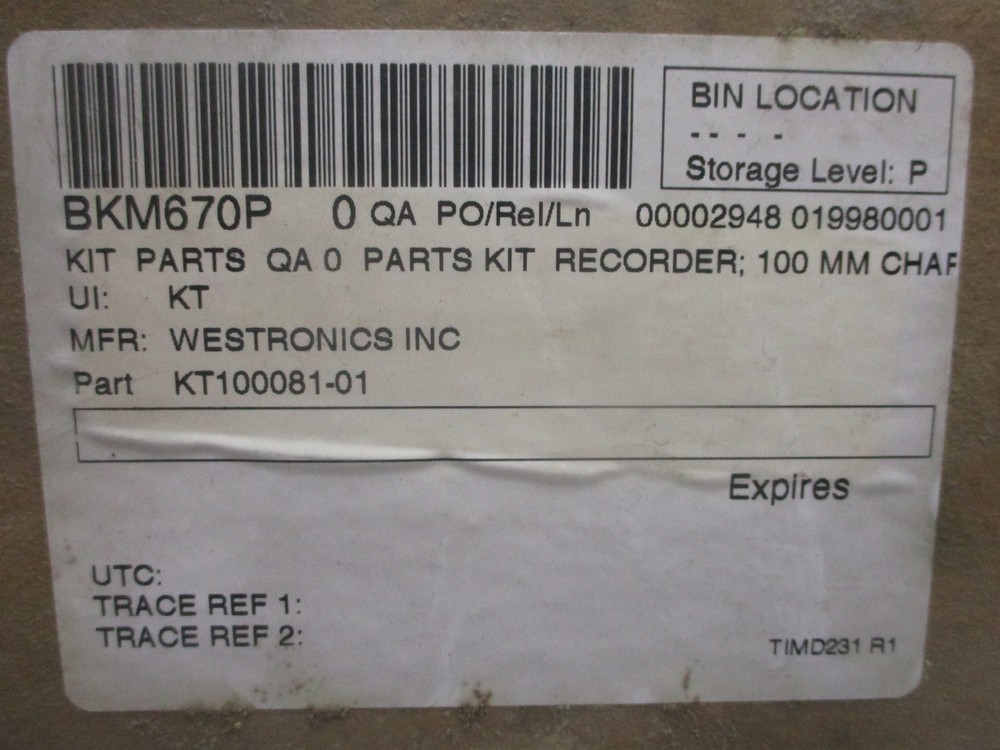 WESTRONICS KT100081-01 KIT NSNP