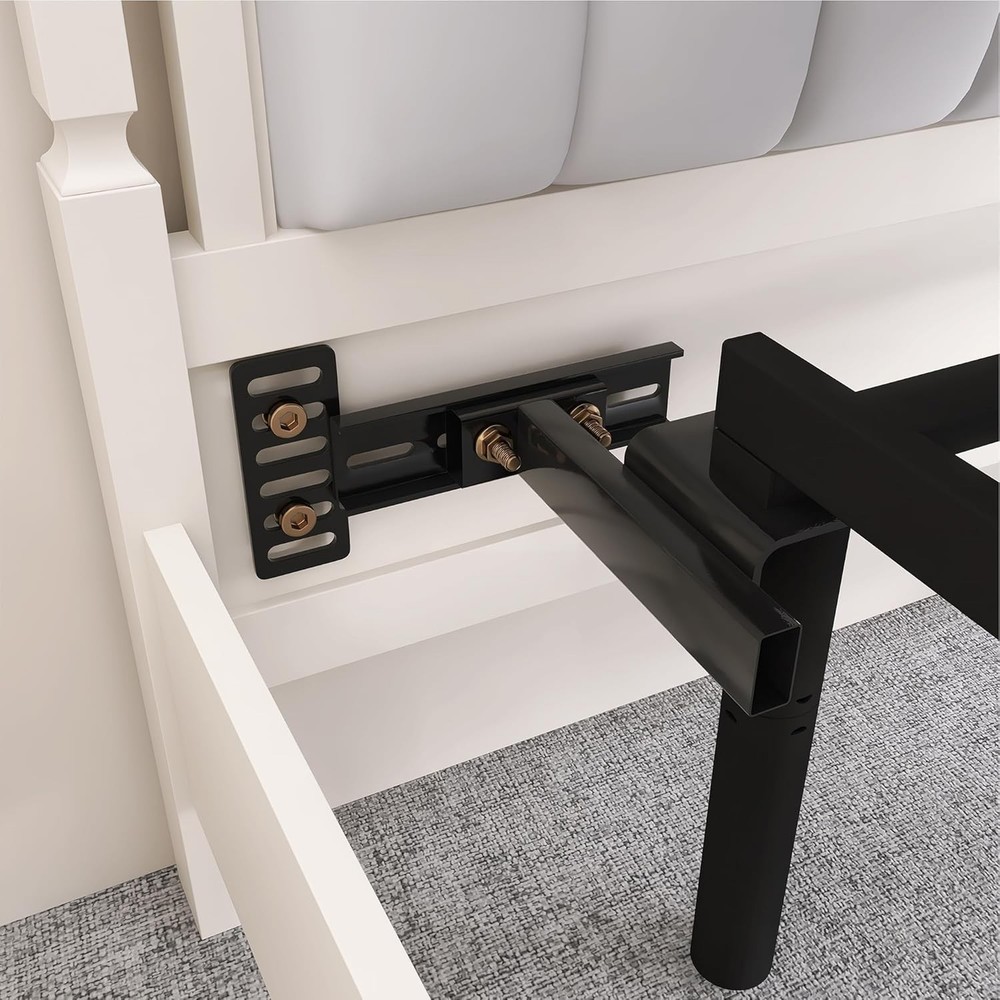 Customizable Headboard Brackets with Hardware - Fit for All Bed Frames, 2 Pack