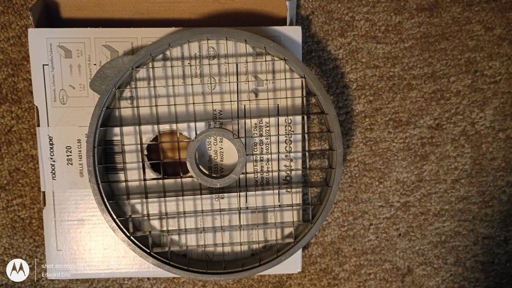 Robot Coupe Dicing Kit Slicing Disc & Dice Grid Replacement 28113W