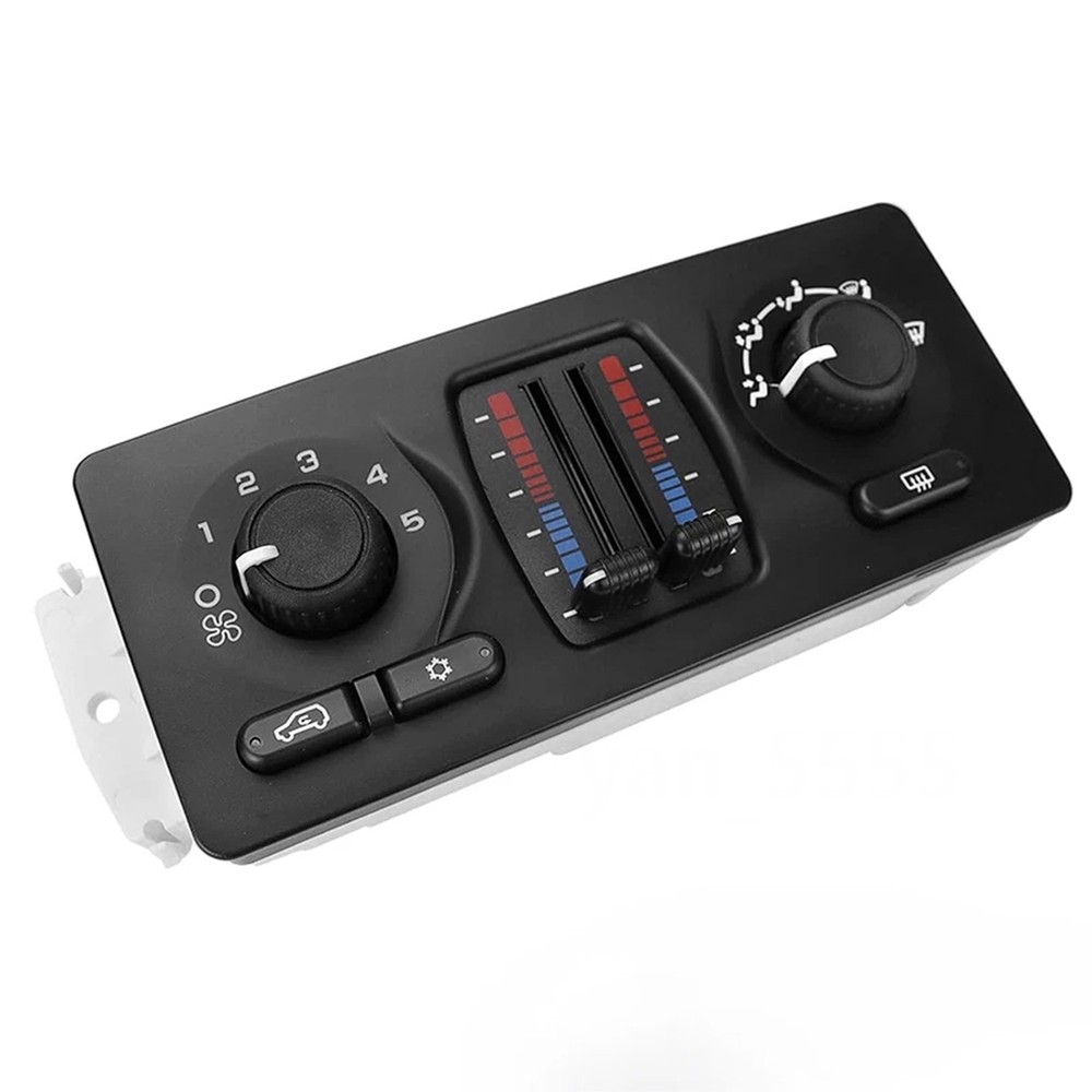 03-06 Silverado Climate Control Module AC Heater Control No Defrost Blue LED