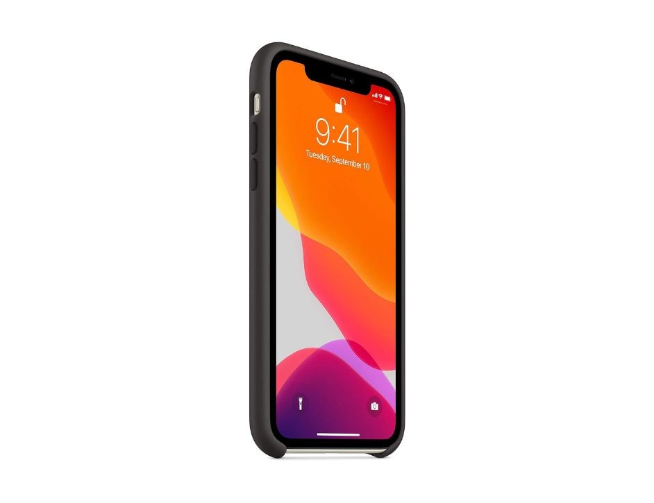 Apple - iPhone 11 Silicone Case - Black MWVU2ZM/A